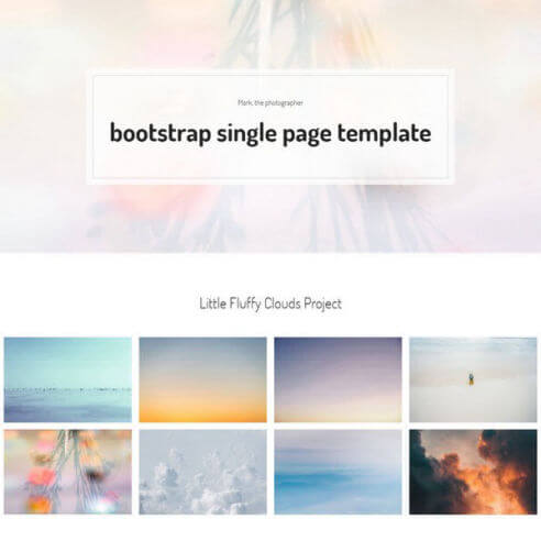 Bootstrap Single Page Template